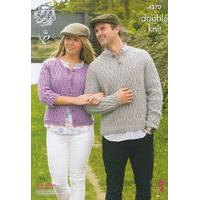 Cardigan and Sweater in King Col...