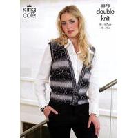 Cardigan and Waistcoat in King Cole Galaxy DK (3378)