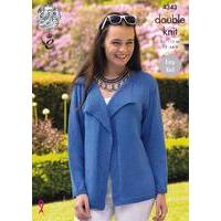 cardigans in king cole bamboo cotton dk 4343