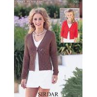 cardigans in sirdar cotton dk 7085