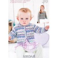 Cardigans in Sirdar Snuggly Baby Crofter DK (4516)