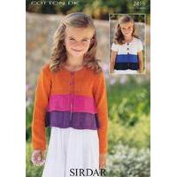 cardigans in sirdar cotton dk 2416