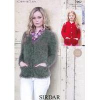 cardigans in sirdar ophelia 7262