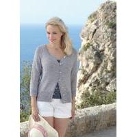 Cardigan and Vests in Sirdar Amalfi DK (7777)