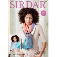 Castellated Wrap and Scarf in Sirdar Colourwheel (8032)