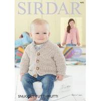 Cardigans in Sirdar Snuggly Tutti Frutti (4692)