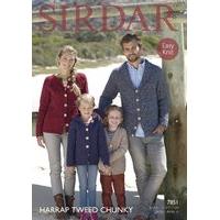 Cardigans in Sirdar Harrap Tweed Chunky (7851)