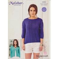 Cardigan and Sweater in Stylecraft Malabar DK (9262)
