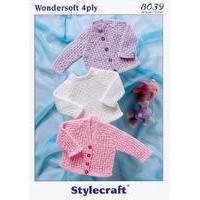 Cardigans & Sweater in Stylecraft Wondersoft 4 Ply (8039)