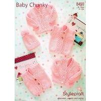 Cardigans, Waistcoats & Hat in Stylecraft Special Baby Chunky (8490)