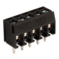 CamdenBoss CTB3051/5BK 5 Way 6A Ultra Low Profile Terminal Block 3...