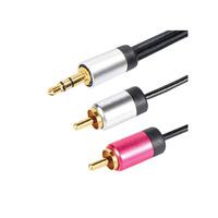 cable power cpal010 5m jack 35mm to 2 phono cable 5m