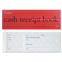 Cash Receipt Book with 80 Tear off Receipts 235