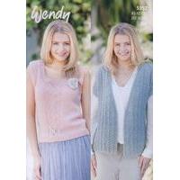 cap sleeve jacket and sleeveless top in wendy fleur dk 5992