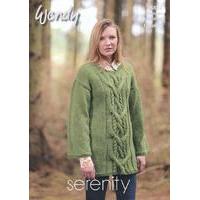 Cable Tunic in Wendy Serenity Chunky (5837)