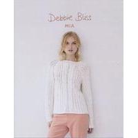 Cable and Eyelet Sweater in Debbie Bliss Mia (DB074)