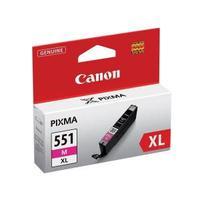 canon cli 551xl magenta ink cartridge yield 670 pages xl 6445b001