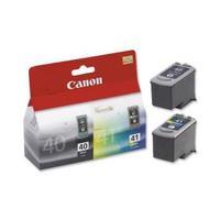 Canon PG-40 Black - Yield 329 Pages Canon CL-41 Colour - Yield 312