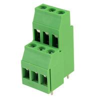 camdenboss ctbddvg3 6 way 2 tier 24a terminal block double decker