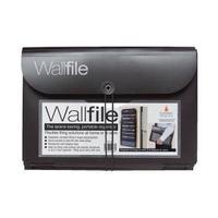 Cathedral 7-Pocket Wall File Black EXPWALBK