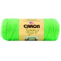 caron simply soft neon green 3 6oz 389920