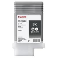 canon pfi 102bk black ink tank 130ml 0895b001aa