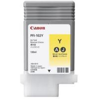 canon pfi 102y yellow ink tank 130ml 0898b001aa