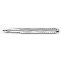 Caran d\'Ache Ecridor Rotation Silver Plated/Rhodium Coated Fountain Pen
