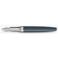 caran dache lman dark grey rhodium plated fountain pen