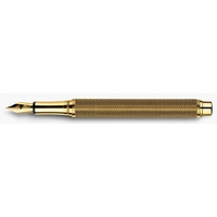 caran dache varius ivanhoe gold plated fountain pen