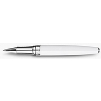 Caran d\'Ache Léman Bicolour White Silver Plated/Rhodium Coated Rollerball