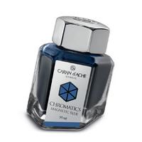 Caran d\'Ache Ink Bottle Magnetic Blue 50ml Chromatics