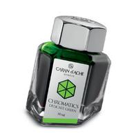 caran dache ink bottle delicate green 50ml chromatics