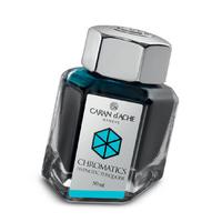 caran dache ink bottle hypnotic turquoise 50ml chromatics