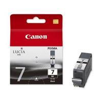 canon pgi 7bk black ink cartridge yield 570 pages 2444b001