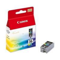 canon cli 36c colour ink cartridge yield 249 pages 1511b001