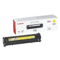 Canon 716 Yellow Toner Cartridge Yield 1, 500 Pages 1977B002