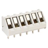 CamdenBoss CTB3000/6 6 Way 24A Low Profile 45° Terminal Block 5mm ...