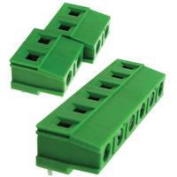 CamdenBoss CTB0758/2 2 Way 24A 90° Interlocking Terminal Block 5.0...