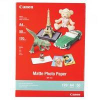 Canon A4 Matte Photo Paper 170gsm Pack of 50 MP-101 A4