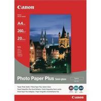 Canon A4 Photo Paper Plus Semi-Gloss 260gsm Pack of 20 1686B021
