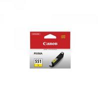 canon cli 551y yellow inkjet cartridge 6511b001