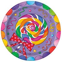 Candy Party Paper Plates