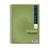 Cambridge Recycled A4 Wirebound Notebook Pack of 5 400020196
