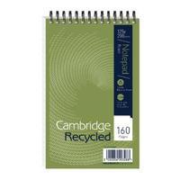 Cambridge Recycled 125 x 200mm Wirebound Notebook Pack of 10 100080468