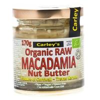 Carley\'s Organic Raw Macadamia Nut Butter - 170g