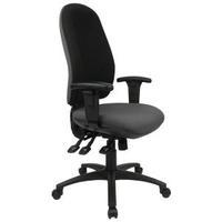 cappela radial high back posture black chair kf03499