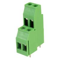 camdenboss ctbddvg2 4 way 2 tier 24a terminal block double decker