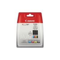 Canon CLI-551 Blistered with Security Inkjet Cartridge CMYK Pack of 4