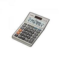Casio 12-Digit CostSellMarginTax Calculator Silver MS-120BM